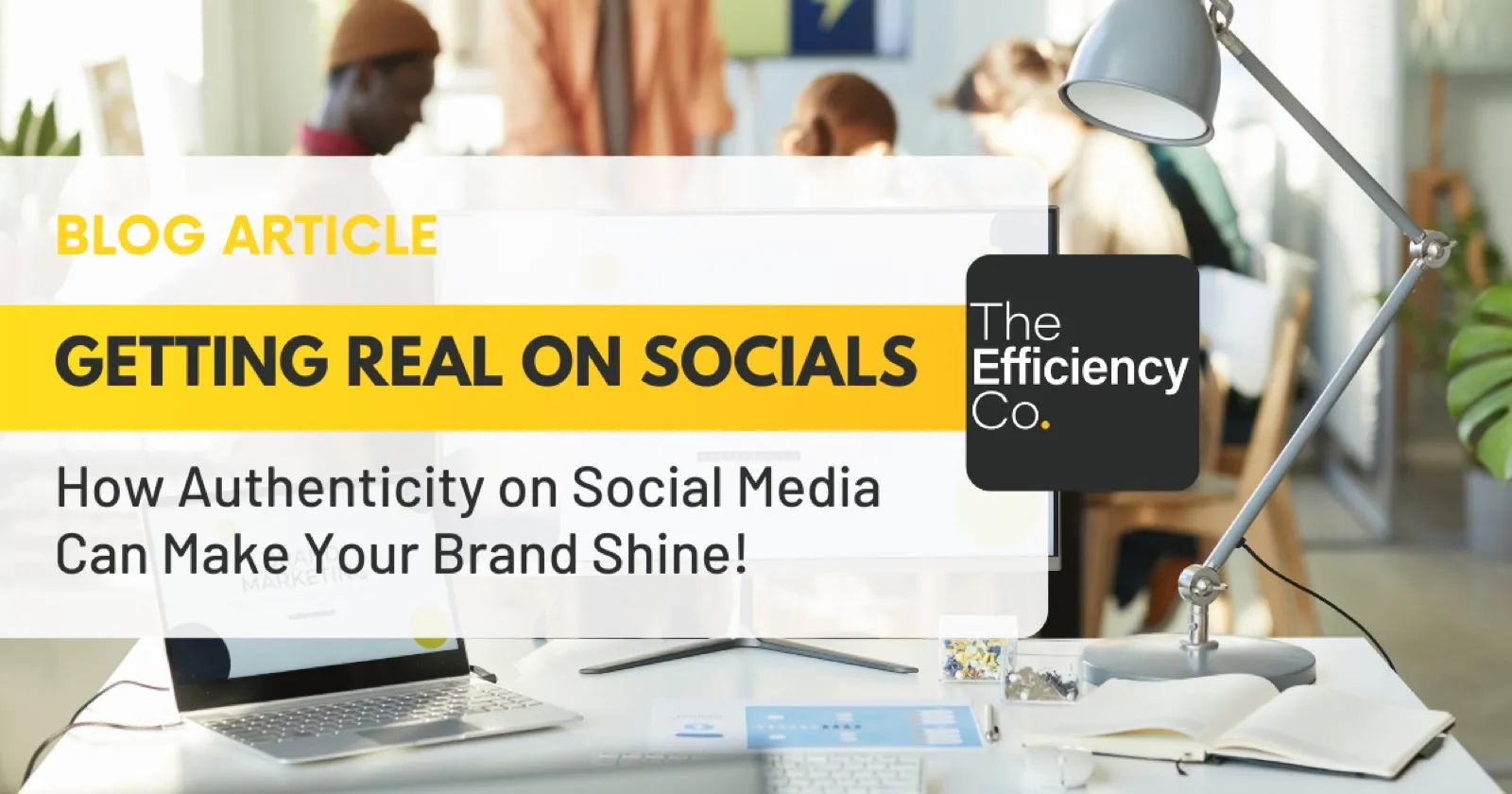 Cover image for the post on social media authenticity