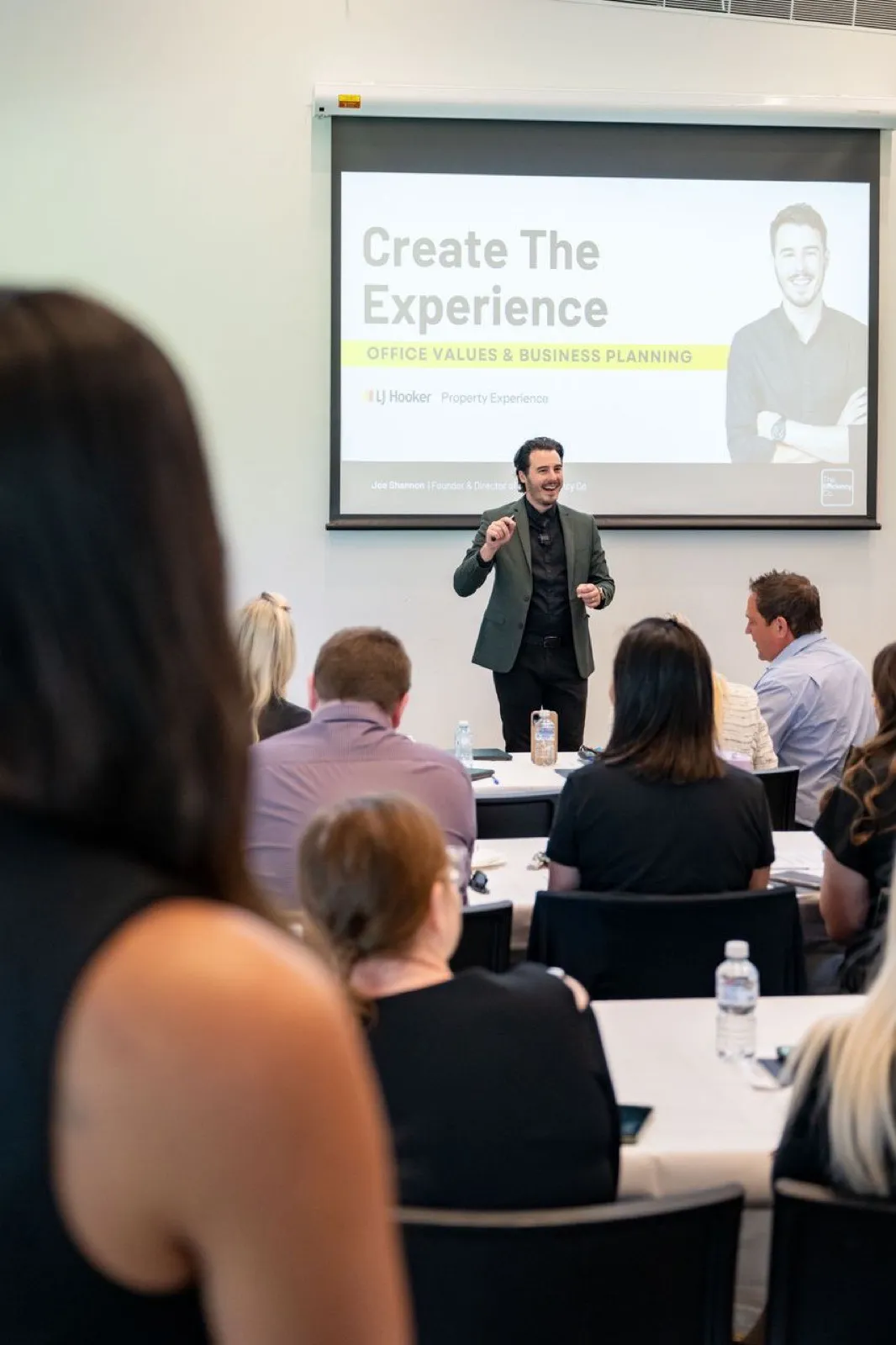 The room at an LJ Hooker industry event